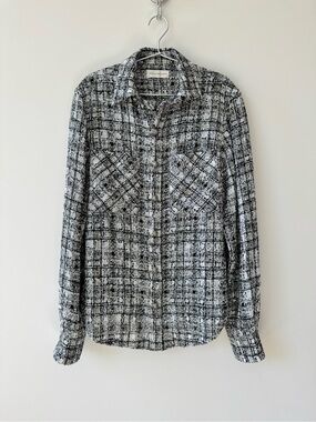 Faith Connexion Tweed Fitted Overshirt Style Jacket Unisex Style - Size Mens XS